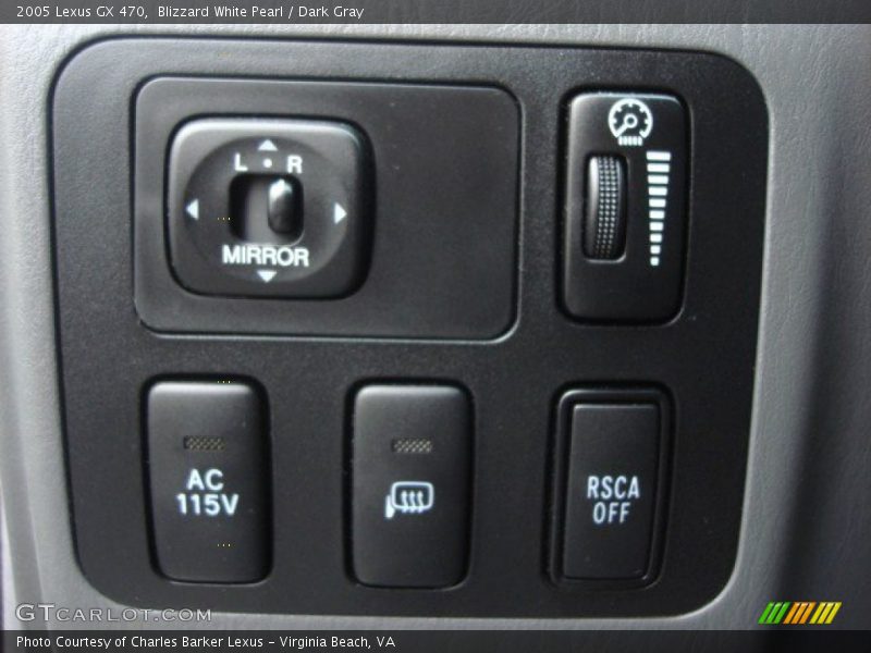 Blizzard White Pearl / Dark Gray 2005 Lexus GX 470