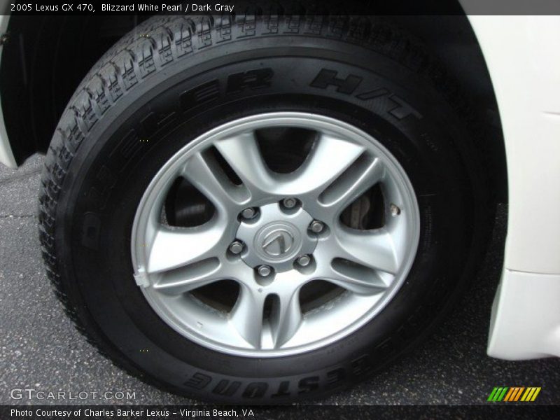 Blizzard White Pearl / Dark Gray 2005 Lexus GX 470