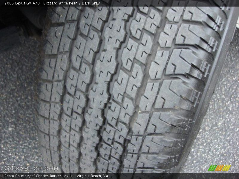 Blizzard White Pearl / Dark Gray 2005 Lexus GX 470