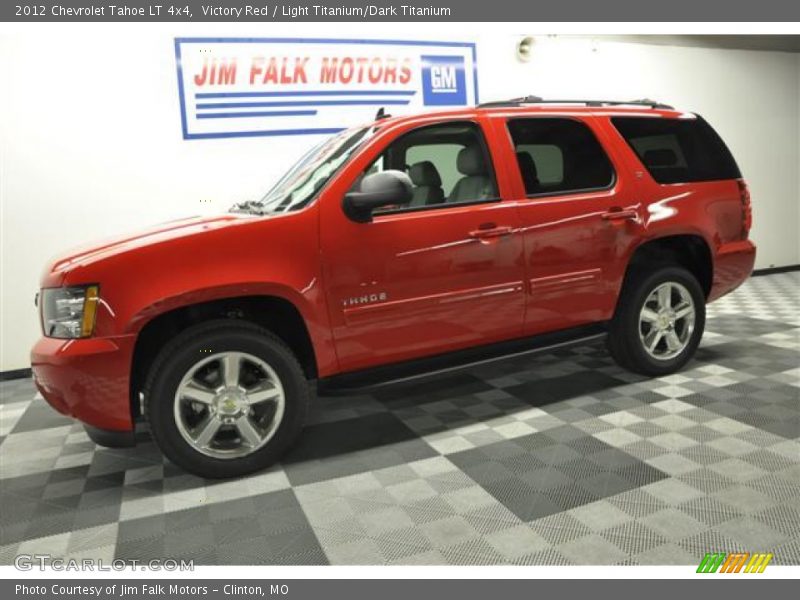 Victory Red / Light Titanium/Dark Titanium 2012 Chevrolet Tahoe LT 4x4