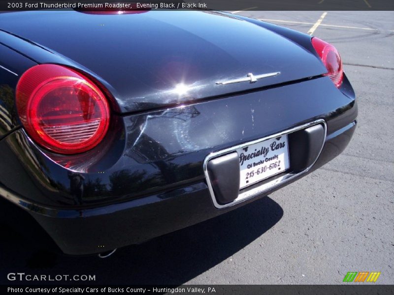 Evening Black / Black Ink 2003 Ford Thunderbird Premium Roadster