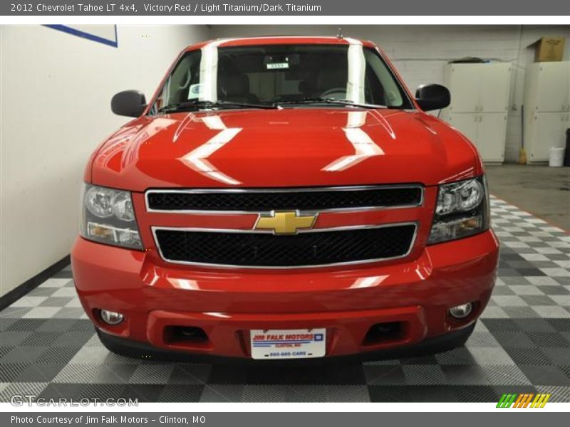 Victory Red / Light Titanium/Dark Titanium 2012 Chevrolet Tahoe LT 4x4