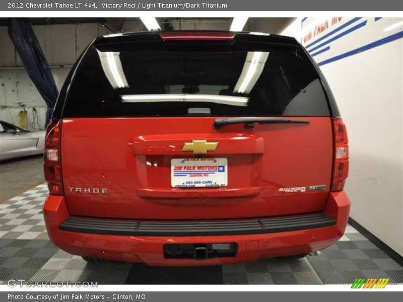 Victory Red / Light Titanium/Dark Titanium 2012 Chevrolet Tahoe LT 4x4