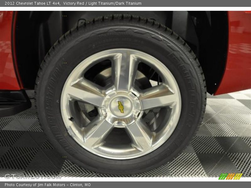 Victory Red / Light Titanium/Dark Titanium 2012 Chevrolet Tahoe LT 4x4