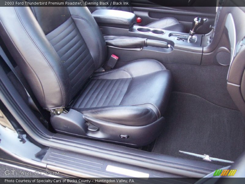 Evening Black / Black Ink 2003 Ford Thunderbird Premium Roadster
