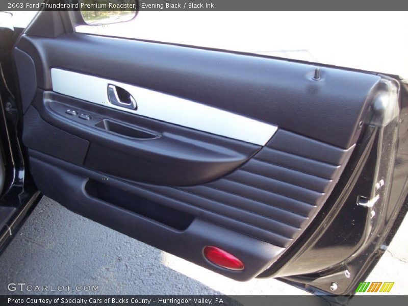 Evening Black / Black Ink 2003 Ford Thunderbird Premium Roadster