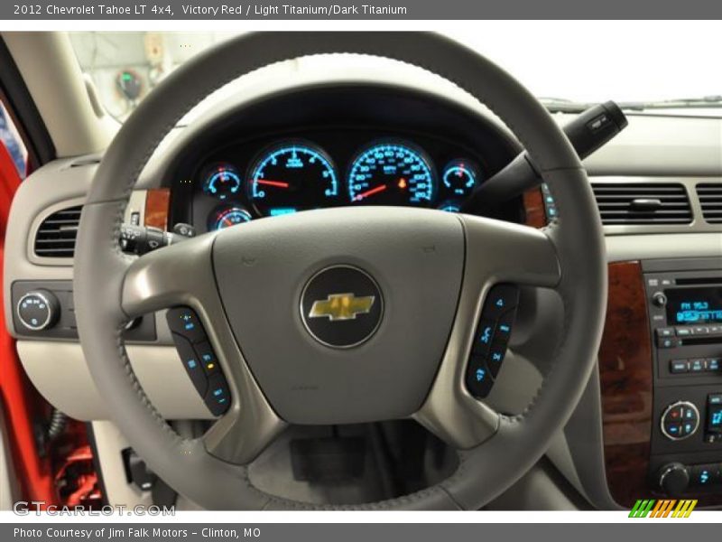 Victory Red / Light Titanium/Dark Titanium 2012 Chevrolet Tahoe LT 4x4