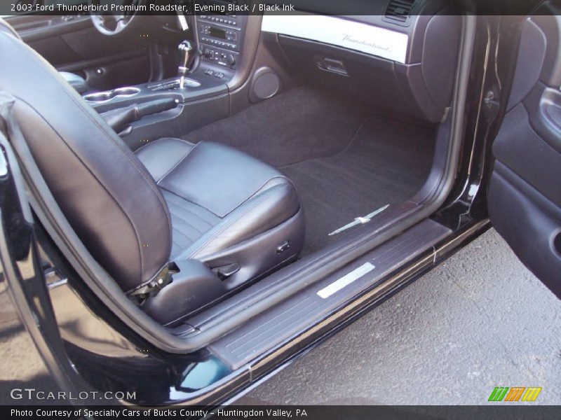 Evening Black / Black Ink 2003 Ford Thunderbird Premium Roadster