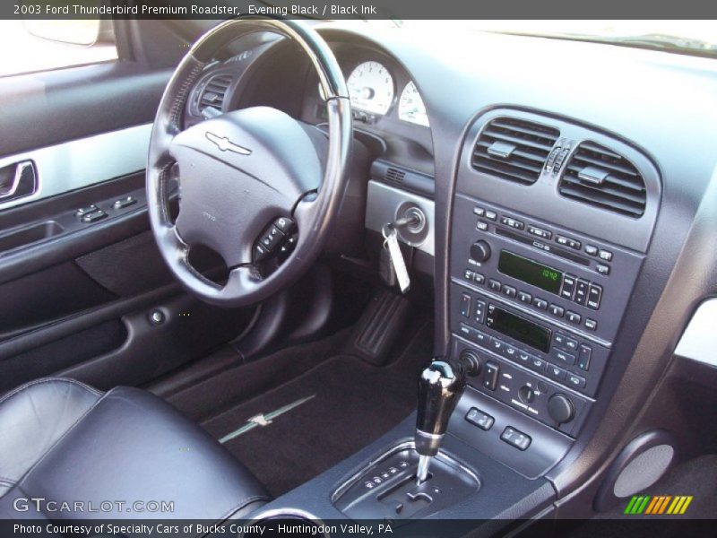 Evening Black / Black Ink 2003 Ford Thunderbird Premium Roadster
