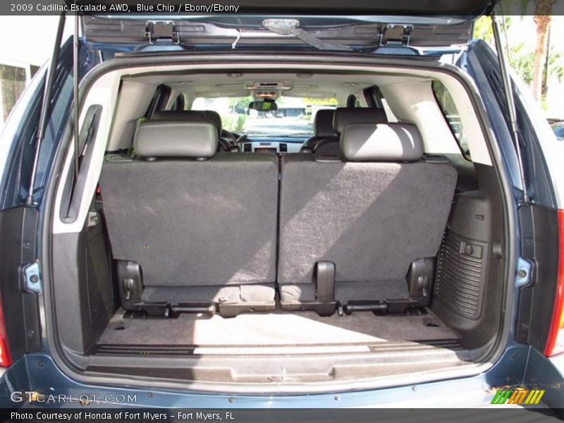 Blue Chip / Ebony/Ebony 2009 Cadillac Escalade AWD