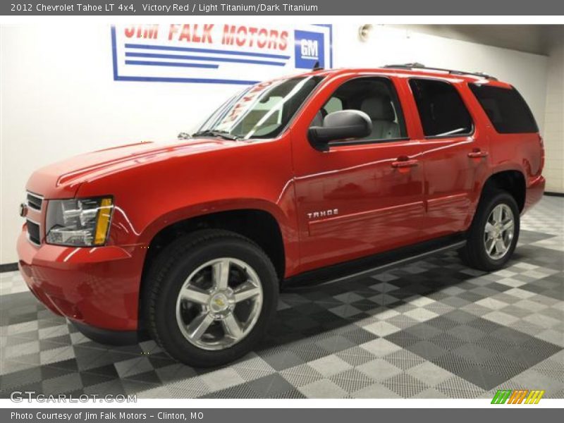 Victory Red / Light Titanium/Dark Titanium 2012 Chevrolet Tahoe LT 4x4