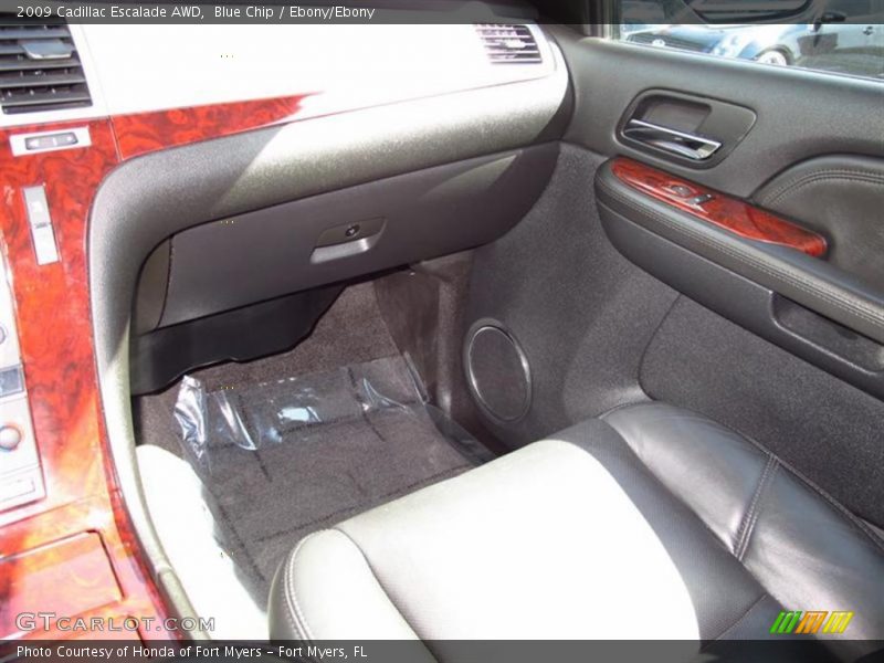 Blue Chip / Ebony/Ebony 2009 Cadillac Escalade AWD