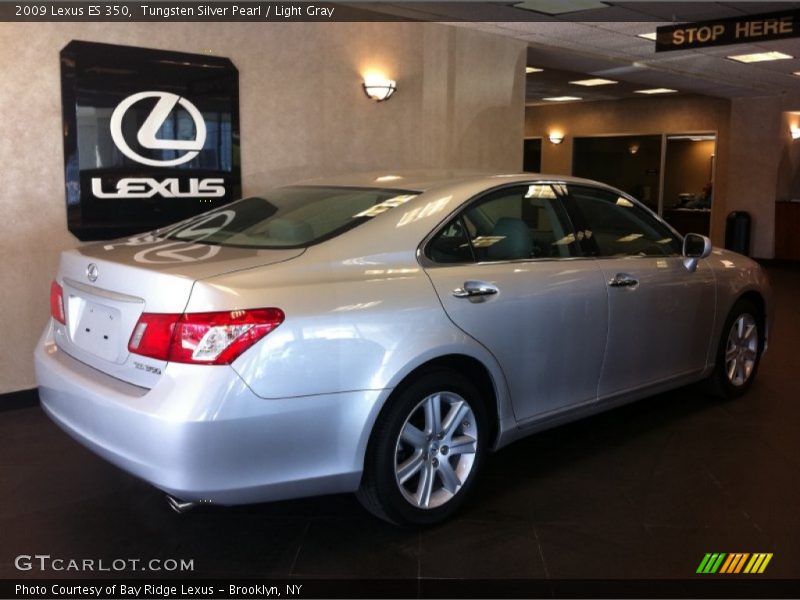 Tungsten Silver Pearl / Light Gray 2009 Lexus ES 350