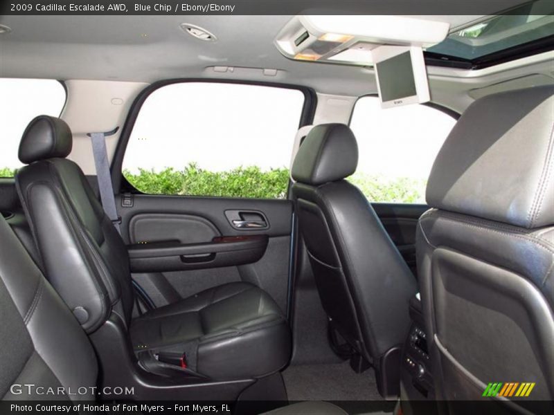 Blue Chip / Ebony/Ebony 2009 Cadillac Escalade AWD
