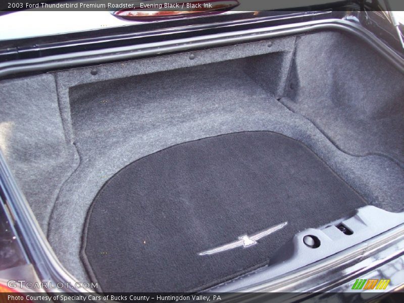 Evening Black / Black Ink 2003 Ford Thunderbird Premium Roadster
