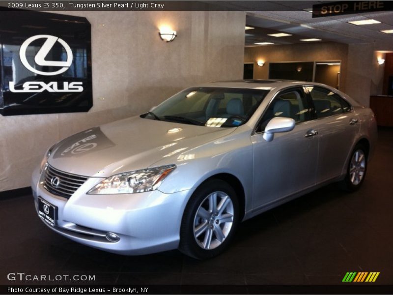 Tungsten Silver Pearl / Light Gray 2009 Lexus ES 350