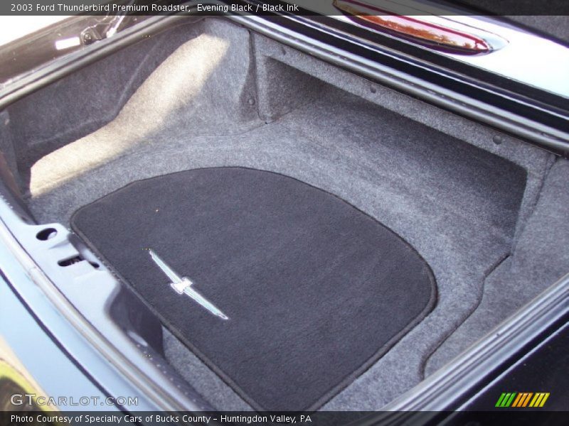 Evening Black / Black Ink 2003 Ford Thunderbird Premium Roadster