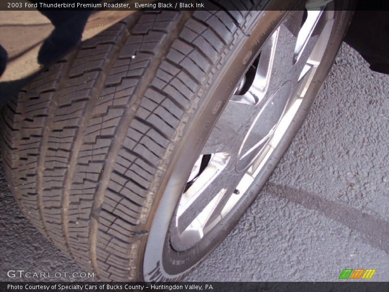 Evening Black / Black Ink 2003 Ford Thunderbird Premium Roadster