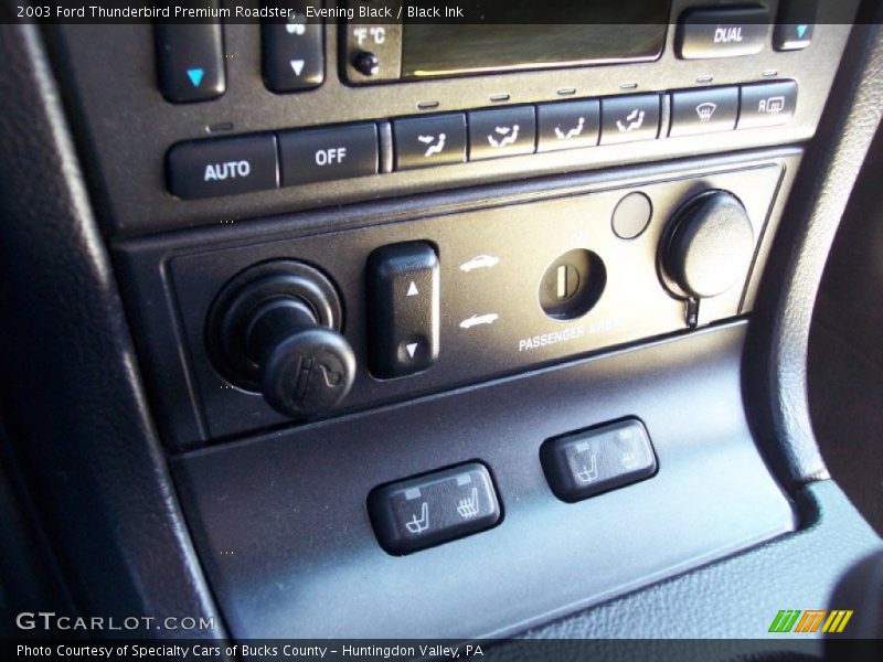 Evening Black / Black Ink 2003 Ford Thunderbird Premium Roadster