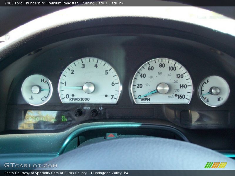  2003 Thunderbird Premium Roadster Premium Roadster Gauges