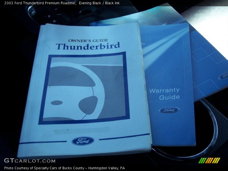 Books/Manuals of 2003 Thunderbird Premium Roadster
