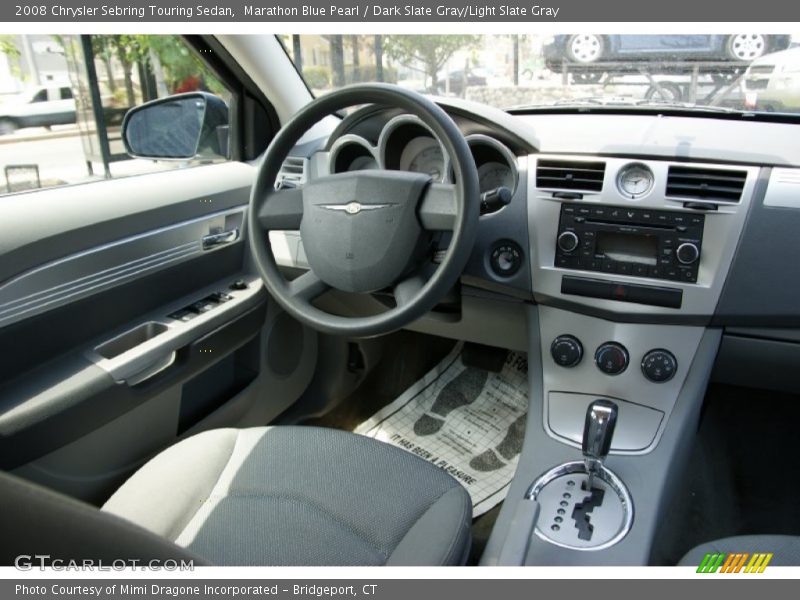 Marathon Blue Pearl / Dark Slate Gray/Light Slate Gray 2008 Chrysler Sebring Touring Sedan
