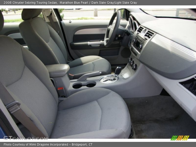 Marathon Blue Pearl / Dark Slate Gray/Light Slate Gray 2008 Chrysler Sebring Touring Sedan