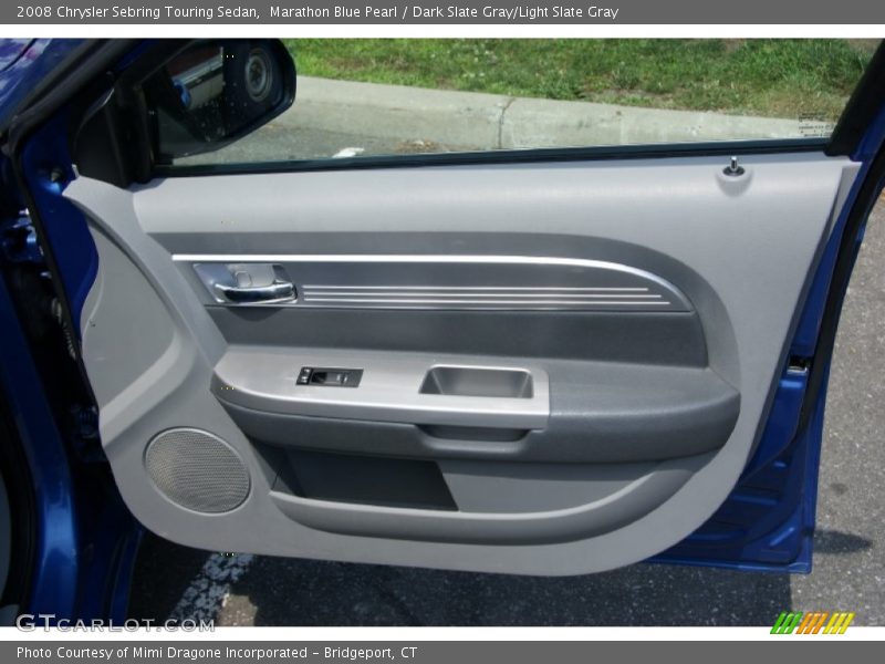 Marathon Blue Pearl / Dark Slate Gray/Light Slate Gray 2008 Chrysler Sebring Touring Sedan