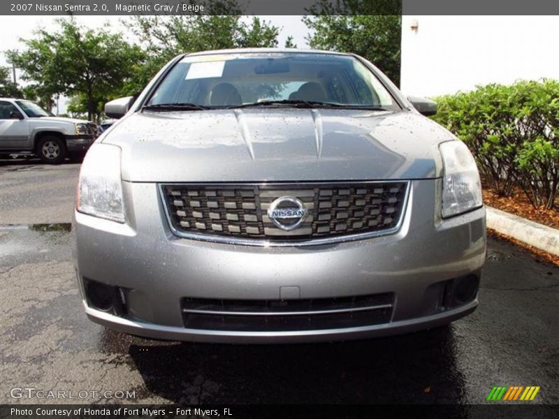 Magnetic Gray / Beige 2007 Nissan Sentra 2.0