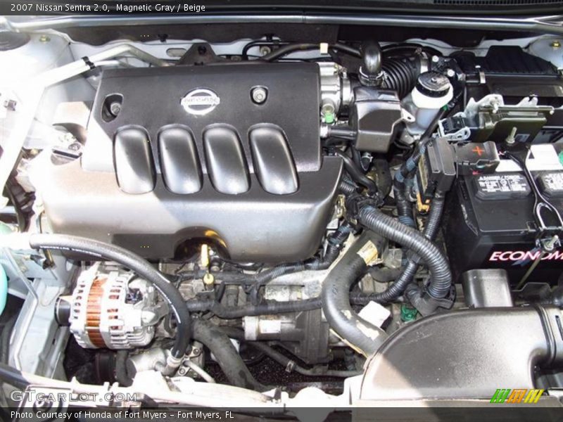 Magnetic Gray / Beige 2007 Nissan Sentra 2.0