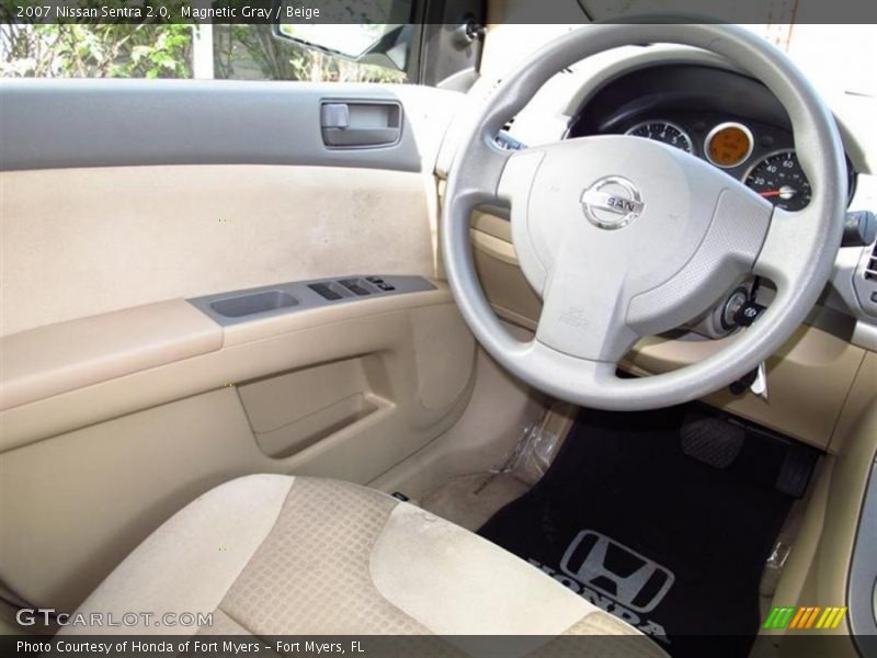 Magnetic Gray / Beige 2007 Nissan Sentra 2.0