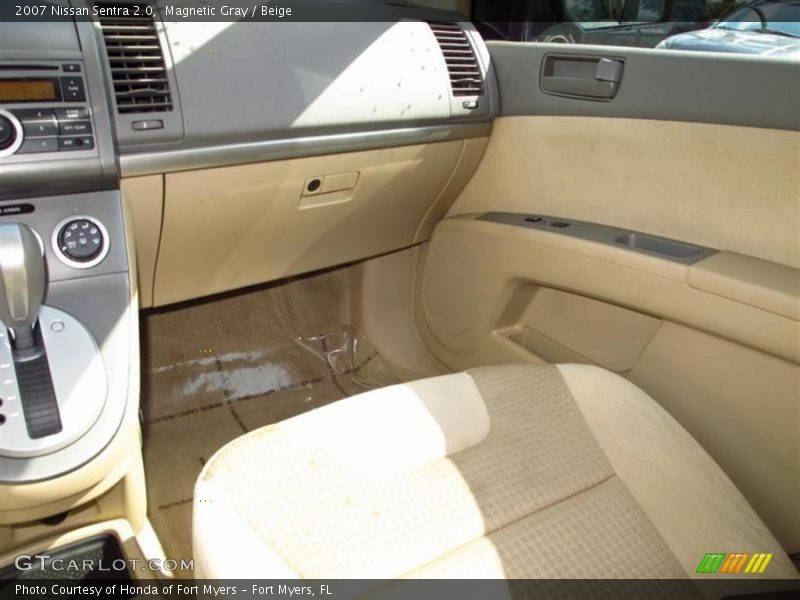 Magnetic Gray / Beige 2007 Nissan Sentra 2.0