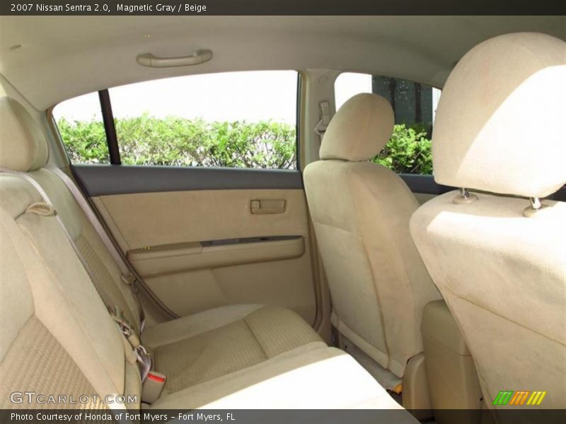 Magnetic Gray / Beige 2007 Nissan Sentra 2.0