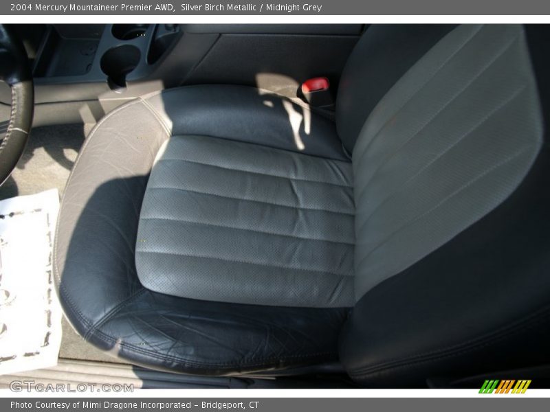 Silver Birch Metallic / Midnight Grey 2004 Mercury Mountaineer Premier AWD