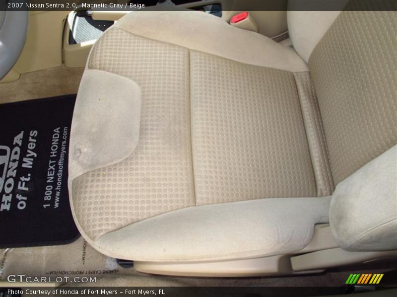 Magnetic Gray / Beige 2007 Nissan Sentra 2.0