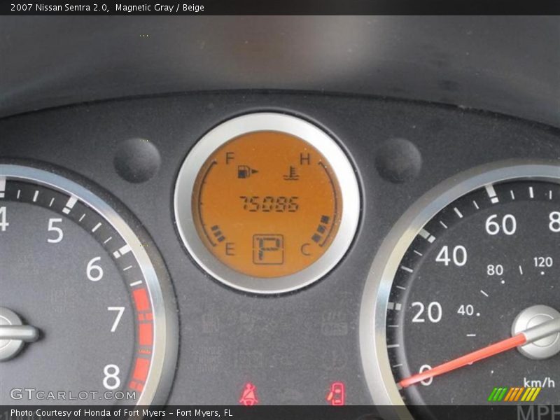Magnetic Gray / Beige 2007 Nissan Sentra 2.0