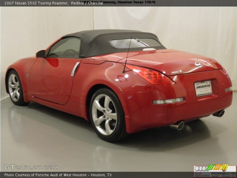 Redline / Charcoal 2007 Nissan 350Z Touring Roadster