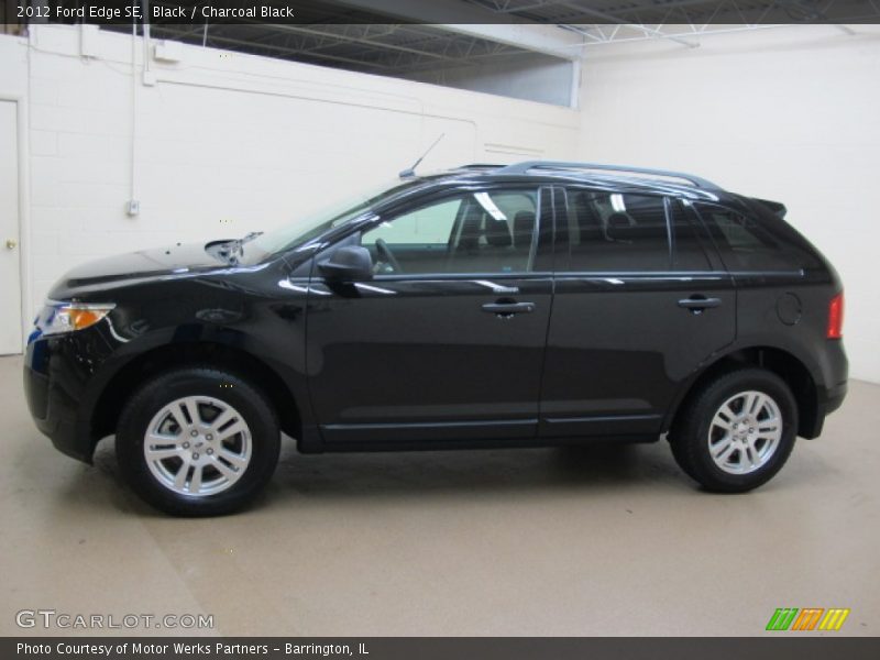 Black / Charcoal Black 2012 Ford Edge SE