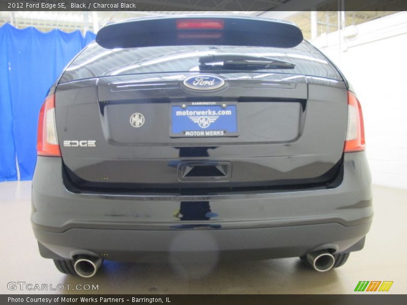 Black / Charcoal Black 2012 Ford Edge SE