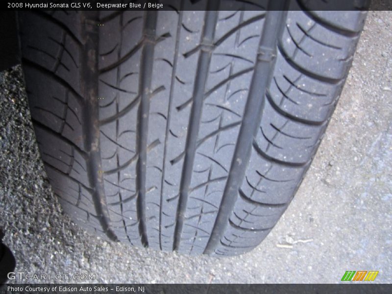 Deepwater Blue / Beige 2008 Hyundai Sonata GLS V6