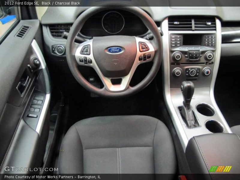 Black / Charcoal Black 2012 Ford Edge SE