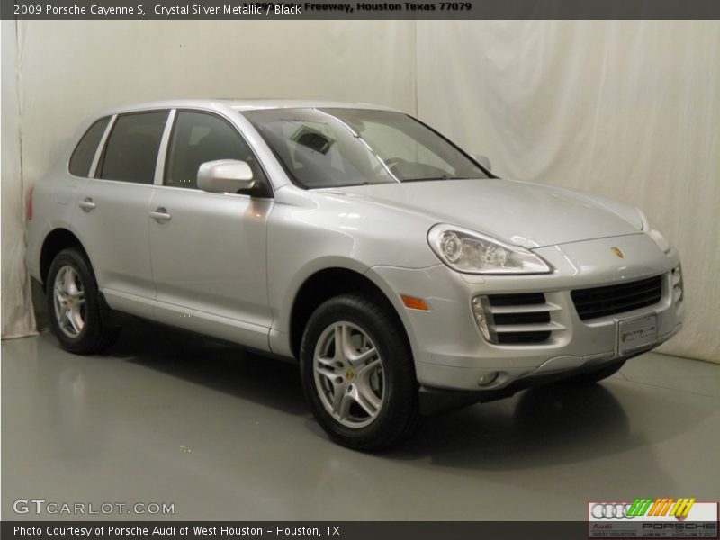 Crystal Silver Metallic / Black 2009 Porsche Cayenne S