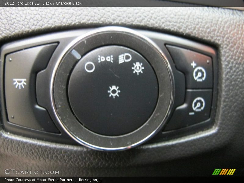 Black / Charcoal Black 2012 Ford Edge SE