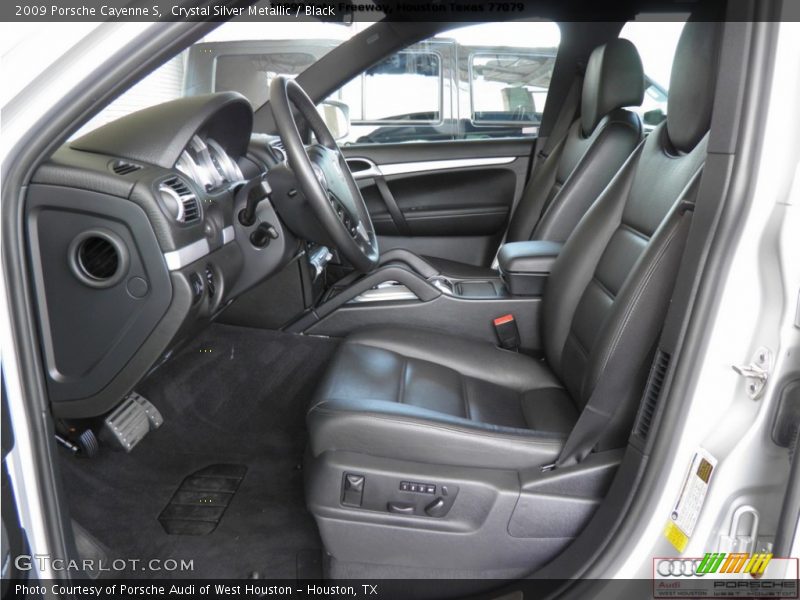Crystal Silver Metallic / Black 2009 Porsche Cayenne S