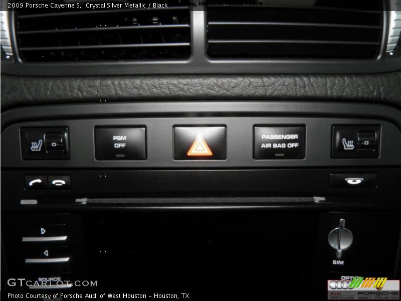 Crystal Silver Metallic / Black 2009 Porsche Cayenne S