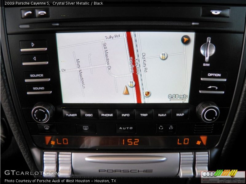 Crystal Silver Metallic / Black 2009 Porsche Cayenne S