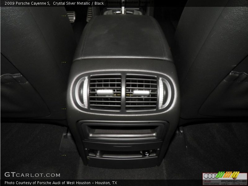 Crystal Silver Metallic / Black 2009 Porsche Cayenne S