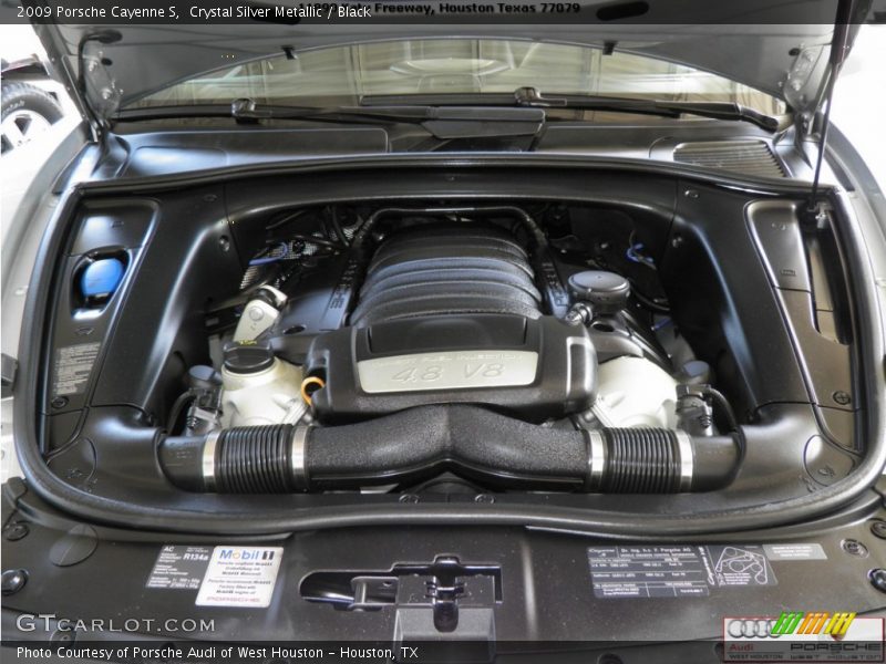 Crystal Silver Metallic / Black 2009 Porsche Cayenne S