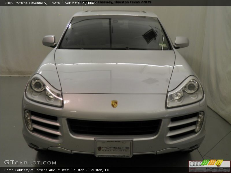 Crystal Silver Metallic / Black 2009 Porsche Cayenne S