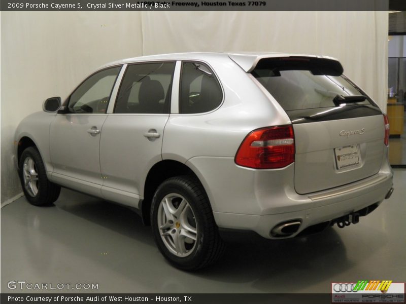 Crystal Silver Metallic / Black 2009 Porsche Cayenne S